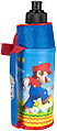 A 16-ounce plastic drinking bottle that uses a Mario-themed sleeve
