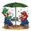 Mario and Luigi playing New Super Mario Bros. U Deluxe