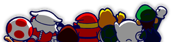Artwork of audience from Paper Mario: The Thousand-Year Door (Nintendo Switch)