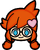 Penny icon from WarioWare: Move It!