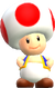 Model of Toad from Super Mario Run.