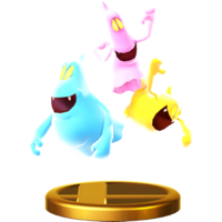 Ghosts' trophy render from Super Smash Bros. for Wii U
