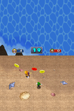 Duel mode for Tidal Fools in Mario Party DS