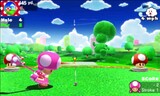 Toadette playing on Toad Highlands.