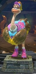 A Statue from Donkey Kong Bananza: DK Island & Emerald Rush