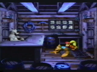 Dixie and Kiddy visit a beta variation of Blizzard in the Donkey Kong Country 3 E3 1996 trailer.