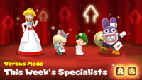 Fourth week's specialists
