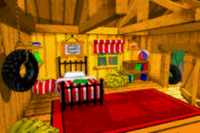 DK's Tree House in Donkey Kong Country 3: Dixie Kong's Double Trouble! (Game Boy Advance)