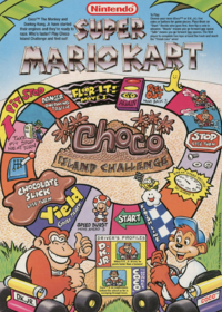 Donkey Kong Jr. and Coco the Monkey on the back of a Cocoa Krispies cereal box.