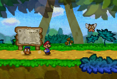 Sign - Super Mario Wiki, the Mario encyclopedia