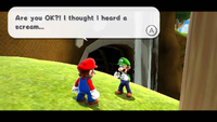 Luigi in the Honeyhive Kingdom easter egg