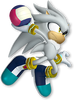 Silver artwork from Mario & Sonic at the London 2012 Olympic Games