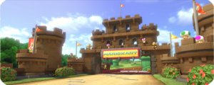 3DS Piranha Plant Slide, in Mario Kart 8.