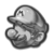 Metal Mario's head icon in Mario Kart 8