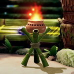 Jungle Retreat goal-line decoration