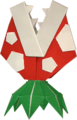 A Jumping Piranha Plant from Paper Mario: The Origami King