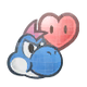 Yoshi Kid's health icon (blue)