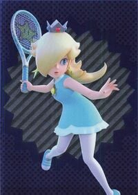 Rosalina sport card from the Super Mario Trading Card Collection