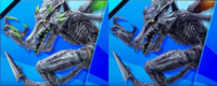 Ridley's cut palettes from Super Smash Bros. Ultimate.