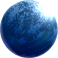 An earth-like planet from the background of World 1