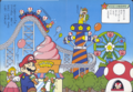 Super Mario Story Quiz Picture Book 5: Mario's Amusement Park