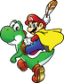 The Cape Feather, as seen in Super Mario World