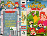 Cover for The Super Mario Bros. Super Show! UK VHS.