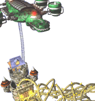 The Flying Krock map in GBA version.