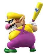 Artwork of Wario from Mario Superstar Baseball