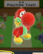 Playtime Yoshi, from Yoshi's Woolly World.