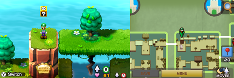 Eighth block in Beanbean Fields of Mario & Luigi: Superstar Saga + Bowser's Minions.