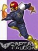 Artwork of Captain Falcon from Super Smash Bros. Melee