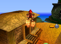 A 5-Banana Coin on DK Isles.