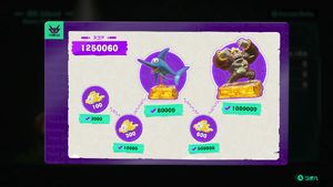 Reward road map of the October–November 2025 Chip Fever event in Donkey Kong Bananza