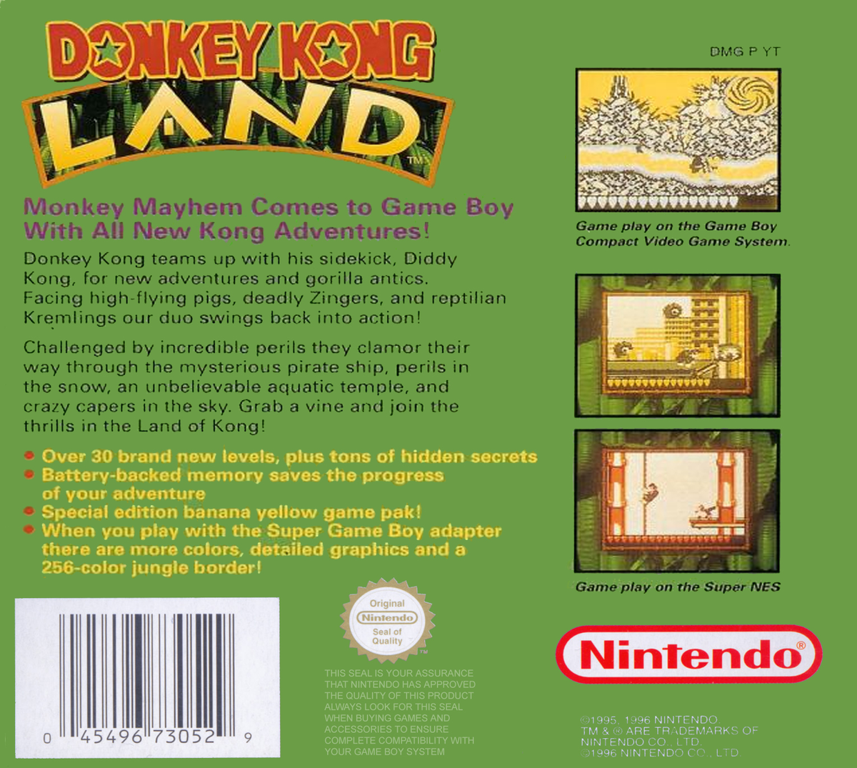 File:DKL cover art back.png - Super Mario Wiki, the Mario encyclopedia