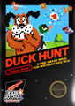 Illustration of Duck Hunt in the style of a NES game cover