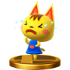 Katie trophy from Super Smash Bros. for Wii U