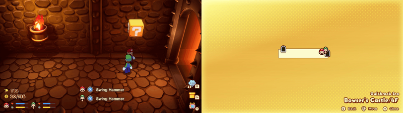 Block 22 in Wayaway Island from Mario & Luigi: Brothership