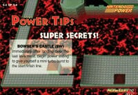 One of the Mario Kart 64 Collectible Trading Cards.
