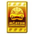 Gold Morton Construction badge