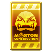 Gold Morton Construction badge