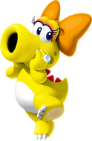 Artwork of Birdo (Yellow) from Mario Kart Tour