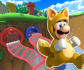 The course icon of the Trick variant with Kitsune Luigi