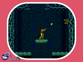 The microgame Metroid-Samus from WarioWare Gold