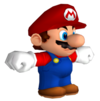 Small Mario's model in New Super Mario Bros. Wii