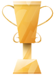 One of four Nintendo Switch 2 trophy colors in the Trophy Creator application.