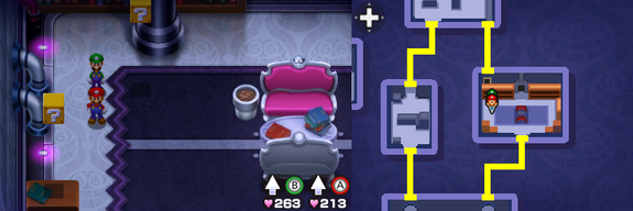 Blocks 92 and 93 in Peach's Castle of Mario & Luigi: Bowser's Inside Story + Bowser Jr.'s Journey.