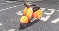 The scooter in the Metro Kingdom brochure