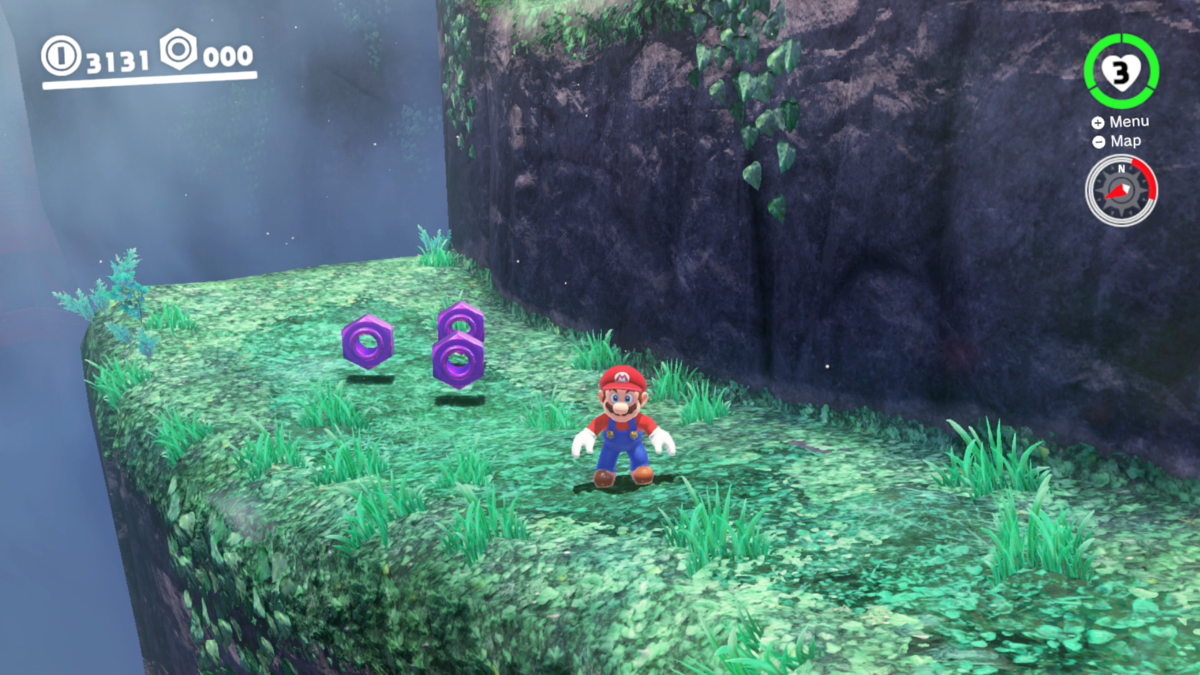 Super Mario Odyssey guide: Wooded Kingdom all purple coin