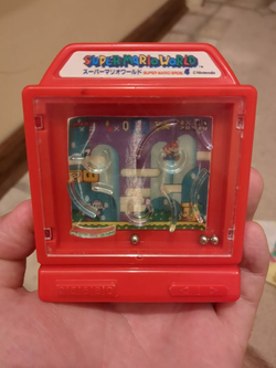The Super Mario World handheld pinball game.